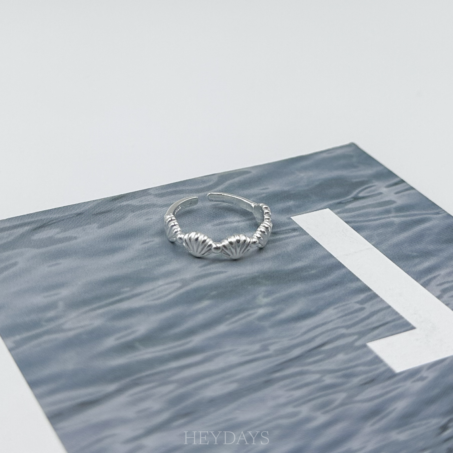 S925 SHELL RING
