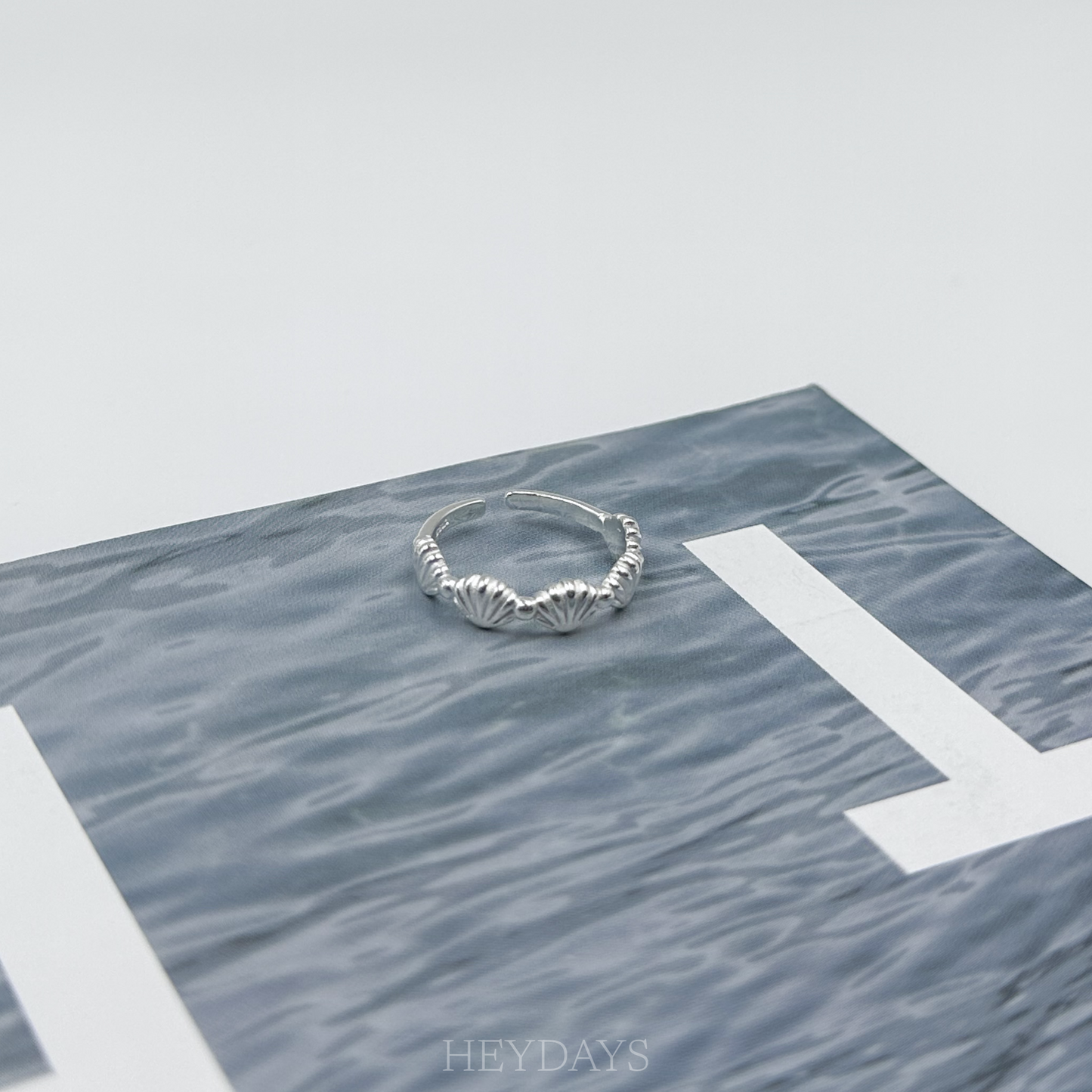 S925 SHELL RING